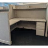 6×5 Herman Miller AO2 Used Buddy Station Cubicle, Gray – Sold In Pods