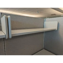 6×5 Herman Miller AO2 Used Buddy Station Cubicle, Gray – Sold In Pods -Office Furniture Store 6x5 Herman Miller AO2 Used Cubicle Gray 06