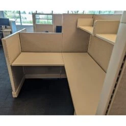 6×5 Herman Miller AO2 Used Buddy Station Cubicle, Gray – Sold In Pods -Office Furniture Store 6x5 Herman Miller AO2 Used Cubicle Gray 07