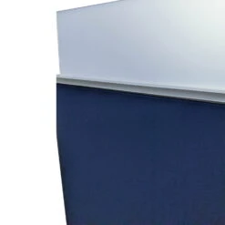 6×6 Haworth Compose Used Cubicle, Blue And Tan – Sold In Pods -Office Furniture Store 6x6 Haworth Compose Used Cubicle Blue Tan 01 1