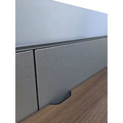 6×6 Haworth Compose Used Cubicle, Blue And Tan – Sold In Pods -Office Furniture Store 6x6 Haworth Compose Used Cubicle Blue Tan 02 1