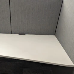 6×6 Haworth Compose Used Cubicle, Gray – Sold In Pods -Office Furniture Store 6x6 Haworth Used Cubicle Gray 02