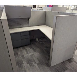 6×6 Haworth Compose Used Cubicle, Gray – Sold In Pods