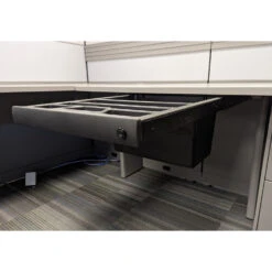 8×6 Allsteel Used Cubicle, Gray, Tan And Blue – Sold In Pods -Office Furniture Store 8x6 Allsteel Used Cubicle Gray Tan Blue 07 2