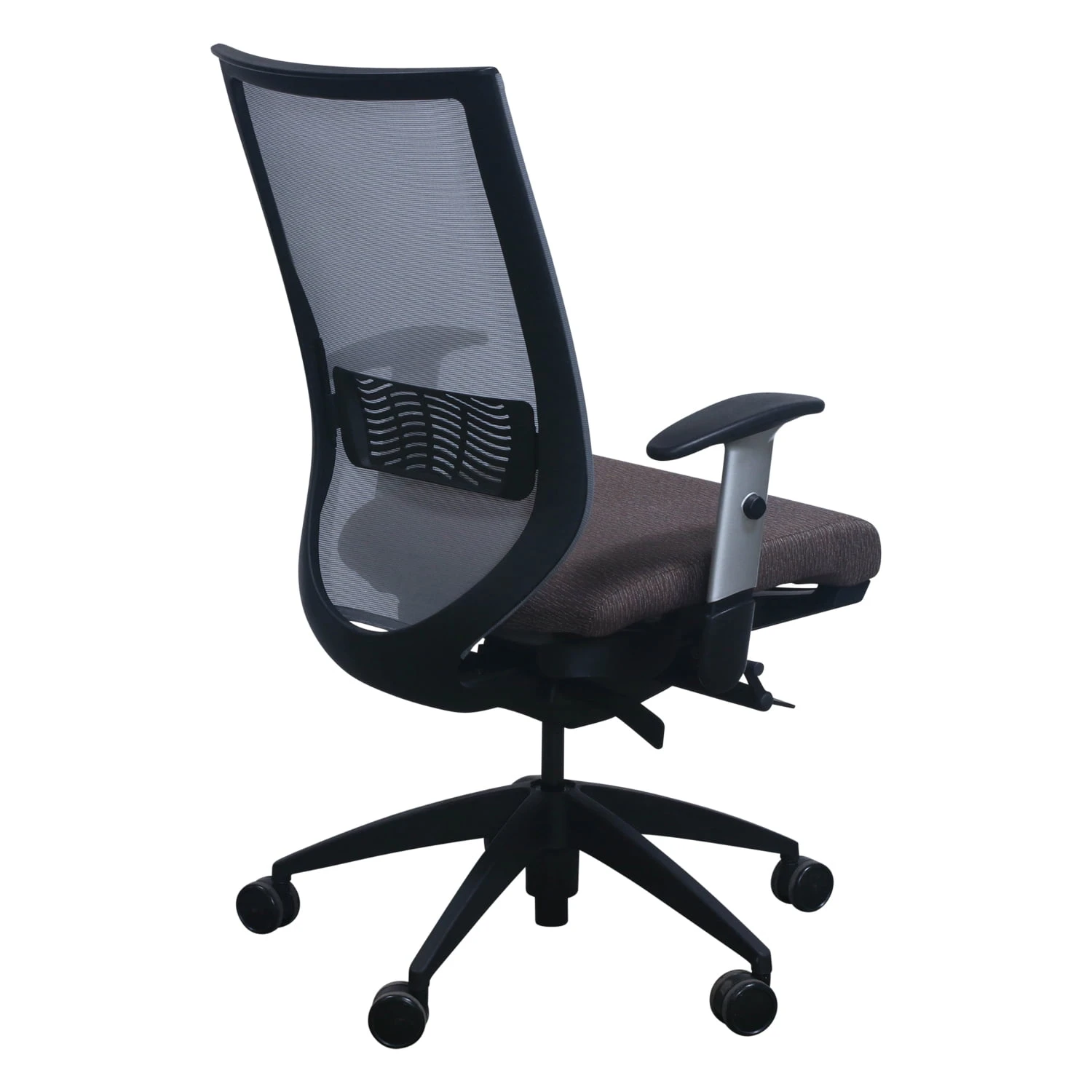 9to5 Aria 1880 Used Mesh Task Chair, Gray Brown Pattern 2 9to5 Aria 1880 Used Mesh Task Chair, Gray Brown Pattern - Image 2