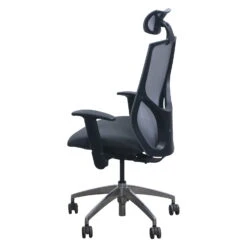 9to5 Seating Vault 1480 Used Mesh Task Chair With Headrest, Gray -Office Furniture Store 9to5 Seating Vault 1480 Used Mesh Task Chair with Headrest Gray 03