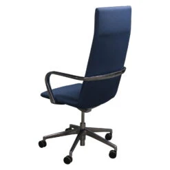Allermuir Used Executive High Back Chair, Blue -Office Furniture Store Allermuir Used Executive High Back Chair Blue 03