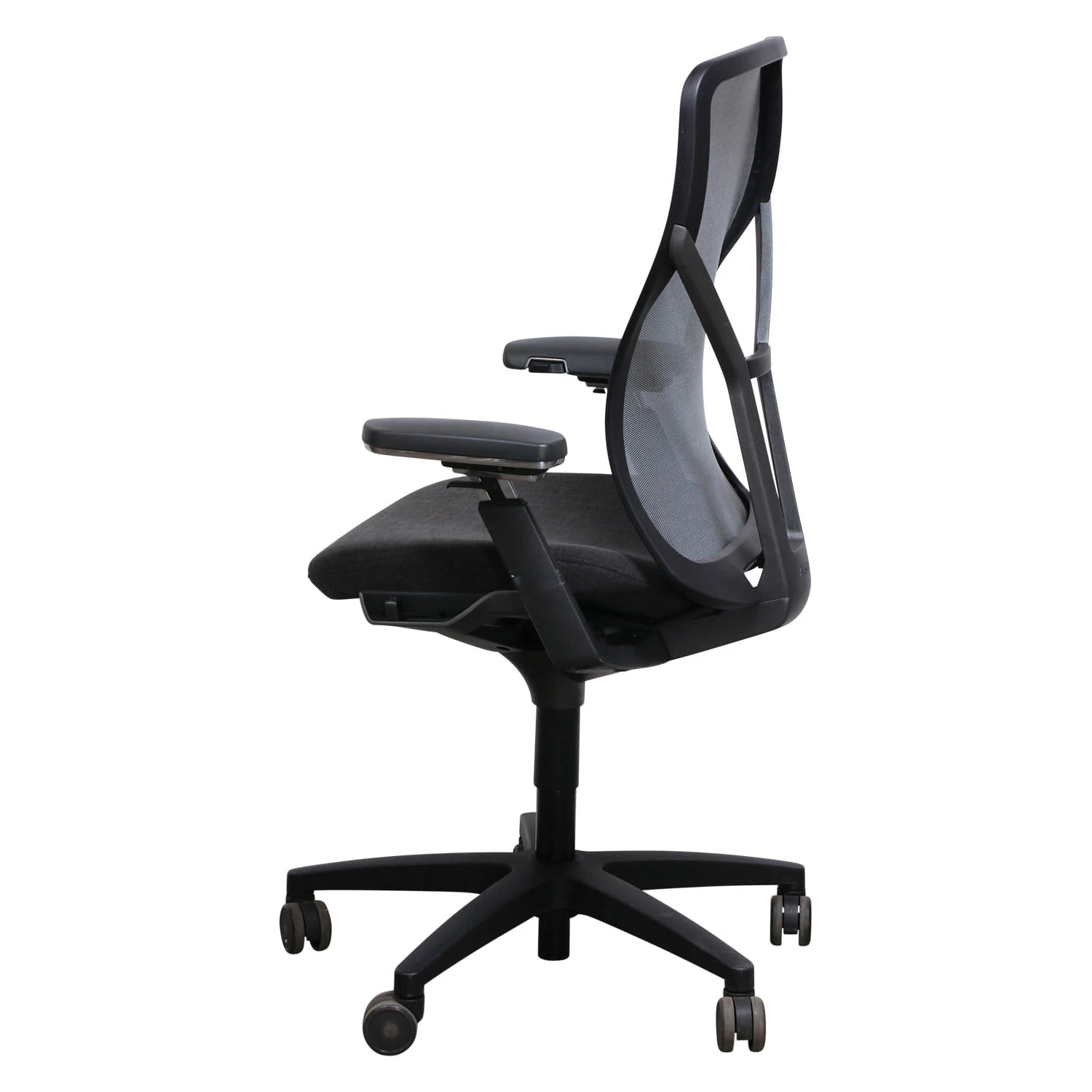 Allsteel Acuity Used Gray Mesh Back Task Chair, Smoke Gray Seat 3 Allsteel Acuity Used Gray Mesh Back Task Chair, Smoke Gray Seat - Image 3