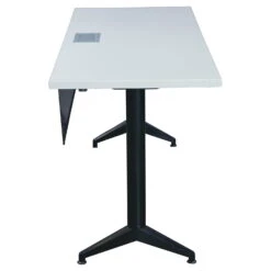 Allsteel Aware Used 24×60 Training Table W Secondary Power, White -Office Furniture Store Allsteel Aware Used 24x60 Training Table White 05