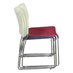 Allsteel Nimble Used Stack Chair, Purple -Office Furniture Store Allsteel Nimble Used Stack Chair