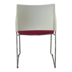 Allsteel Nimble Used Stack Chair, Red -Office Furniture Store Allsteel Nimble Used Stack Chair Red 03 1