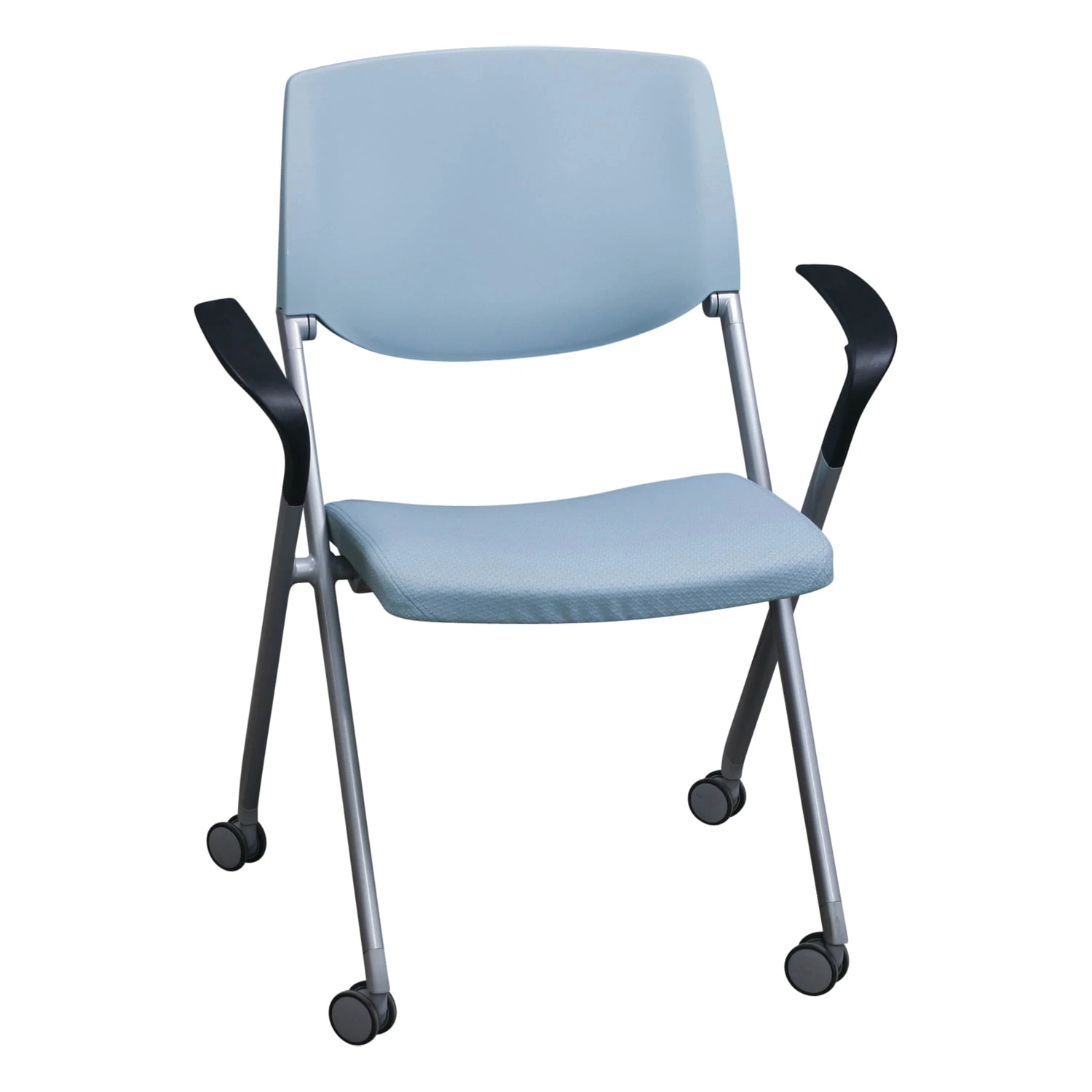 Allsteel Seek Used Nesting Chair, Blue 1 Allsteel Seek Used Nesting Chair, Blue