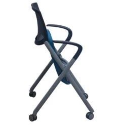 Allsteel Used Mobile Nesting Chair, Black And Blue -Office Furniture Store Allsteel Used Mobile Nesting Chair Black Blue 02