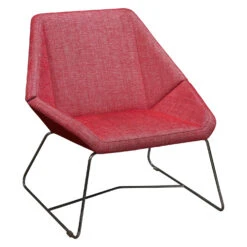 Arcadia Nios Used Lounge Chair, Light Red Pattern