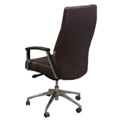 Other Arcadia Used Executive Faux Leather Chair, Java Brown -Office Furniture Store Arcadia Used Executive Faux Leather Chair Java Brown 03