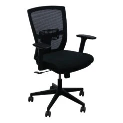 Drake By Inside Job Mesh Back Task Chair, Black