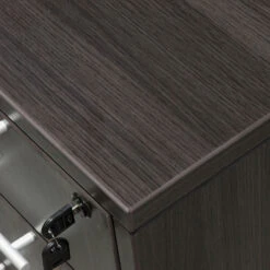 Jersey Factory Clearance 30×66 24×48 L Shape Desk, Gray -Office Furniture Store Everyday Plus 3060 Single Pedestal Desk Gray 03 2