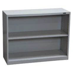 Office Furniture Store 13 Global Used 2 Shelf 28 In Bookcase, Light Putty