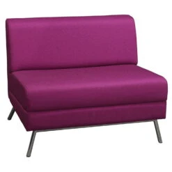 Global Wind Linear Used Single Seat Armless, Magenta