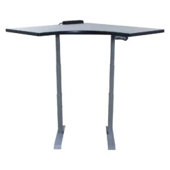 Office Furniture Store -Office Furniture Store HAT Used Corner Electric Sit Stand Table Light Gray 01 1