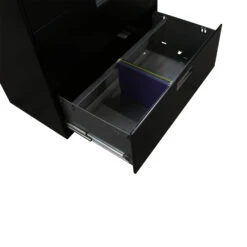 HON Used 3 Drawer 36 In Lateral File W Maple Laminate Top, Black 6 HON Used 3 Drawer 36 In Lateral File W Maple Laminate Top, Black -Office Furniture Store HON Used 3 Drawer Lateral File Maple Laminate Top Black 03