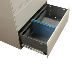 HON Used 3 Drawer 36 In Lateral File, Putty -Office Furniture Store HON Used 3 Drawer Lateral File Putty 03