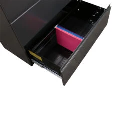 Haworth 3 Drawer Used 36 Inch Lateral File, Gray -Office Furniture Store Haworth 3 Drawer Used Lateral File Gray 03