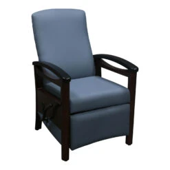 Haworth Health Environments Used Reclining Chair, Blue