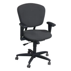 Haworth Improv HE Series Used Task Chair, Charcoal