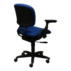 Haworth Improv HE Series Used Task Chair, Sapphire Blue -Office Furniture Store Haworth Improv HE Series Used Task Chair Sapphire Blue 02