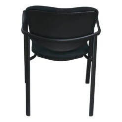 Haworth Improv Reupholstered Used Stack Chair, Black 6 Haworth Improv Reupholstered Used Stack Chair, Black -Office Furniture Store Haworth Improv Reupholstered Used Stack Chair Black 03
