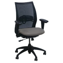 Haworth Improv Tag Used Mesh Back Task Chair, Taupe