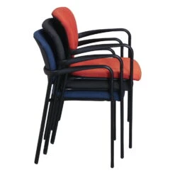 Haworth Improv Used Stack Chair, Black Wave -Office Furniture Store Haworth Improv Used Stack Chair