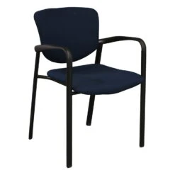 Haworth Improv Used Stack Chair, Navy