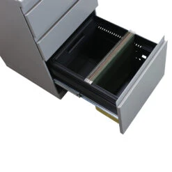 Haworth Used Box Box File Pedestal, Gray -Office Furniture Store Haworth Used Box Box File Pedestal Gray 03