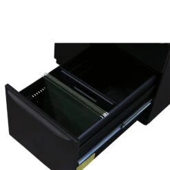 Haworth Used Left Wardrobe Storage Cabinet, Dark Gray -Office Furniture Store Haworth Used Left Wardrobe Storage Cabinet Dark Gray 03