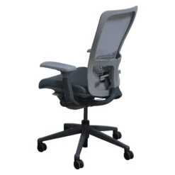 Haworth Zody Mesh Back Used Task Chair, Gray -Office Furniture Store Haworth Zody Mesh Back Used Task Chair Gray 02
