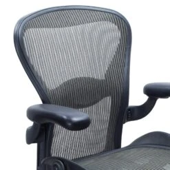 Herman Miller Aeron Used Size B Task Chair, Nickel -Office Furniture Store Herman Miller Aeron Nickel 01a 3