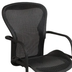 Herman Miller Aeron Used Side Chair, Carbon Classic -Office Furniture Store Herman Miller Aeron Side Chair Carbon 04