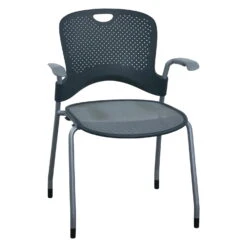 Herman Miller Caper Used Stack Chair, Gray