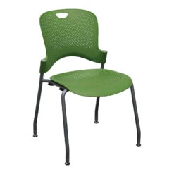 Herman Miller Caper Used Stack Chair, Green