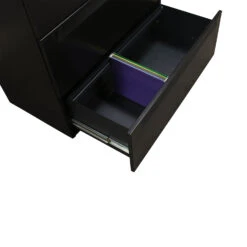 Herman Miller Used 3 Drawer 36 Inch Lateral File, Black -Office Furniture Store Herman Miller Used 3 Drawer Lateral File Black 03