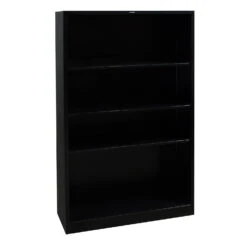 Office Furniture Store 17 Hon Used 4 Shelf Bookcase, Black