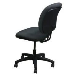 Hon ComforTask Used Armless Task Swivel Chair, Gray -Office Furniture Store Hon ComforTask Used Armless Task Swivel Chair Gray 03