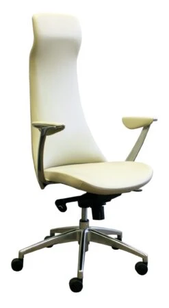 GoSit New Contemporary Leather Executive Chair, Creme -Office Furniture Store IMG 7362