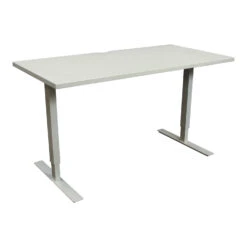 Other Ikea Used 30×60 Manual Adjustable Height Laminate Table, White Pattern