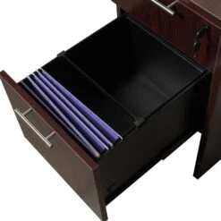 Jersey Factory Clearance Right Return P Top L Shape Desk, Mahogany -Office Furniture Store Jersey P Top L Right Return Mahogany 04 10