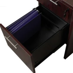 Jersey Factory Clearance Right Return P Top L Shape Desk, Mahogany -Office Furniture Store Jersey P Top L Right Return Mahogany 05 10