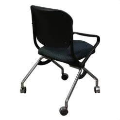 KI Torsion Used Nesting Chair, Blue Pattern -Office Furniture Store KI Torsion Used Nesting Chair Blue Pattern 03