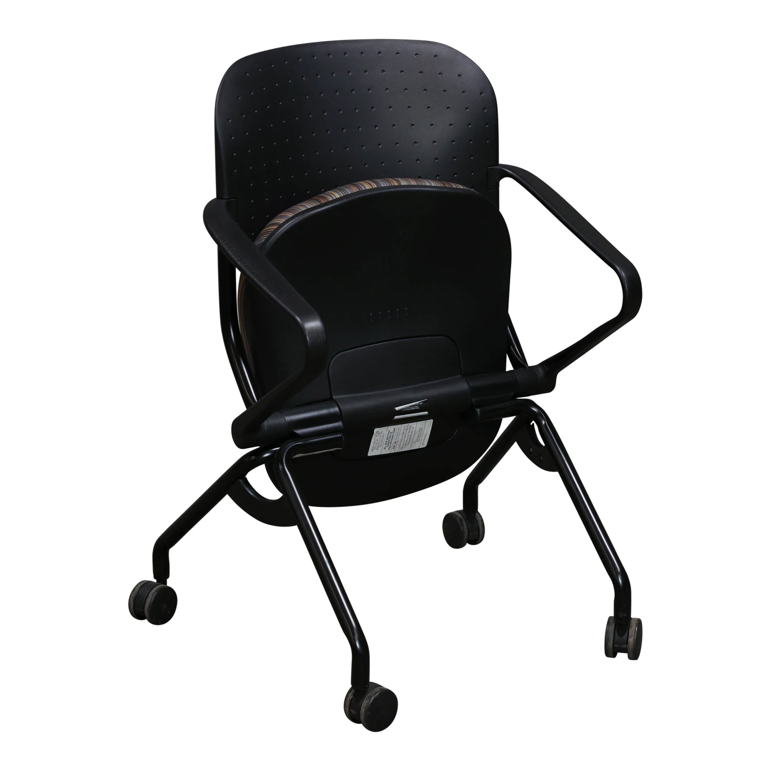 KI Torsion Used Nesting Chair, Bronze Line Pattern 3 KI Torsion Used Nesting Chair, Bronze Line Pattern - Image 3